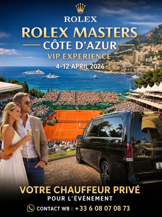 Vivez une expérience VIP avec DS Azur Driver lors du Rolex Master, Cannes, DS Azur Driver
