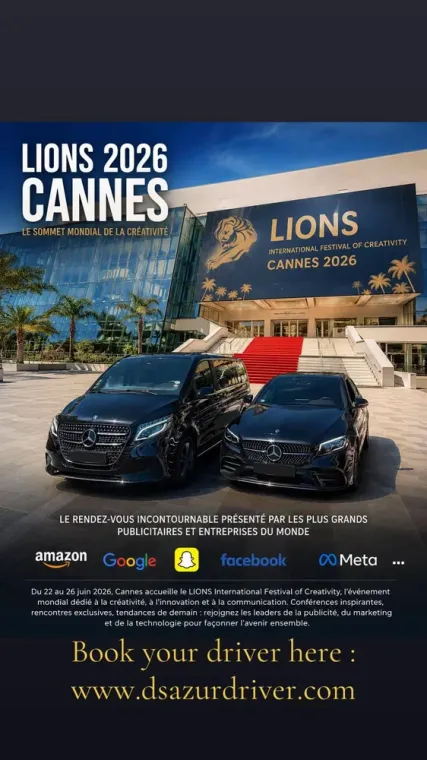 Cannes Lions 2026: DS Azur Driver – your premium chauffeur partner on the French Riviera, Cannes, DS Azur Driver